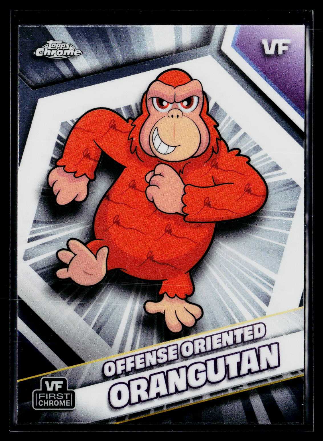 2026 Topps Chrome VeeFriends #128 Offense Oriented Orangutan