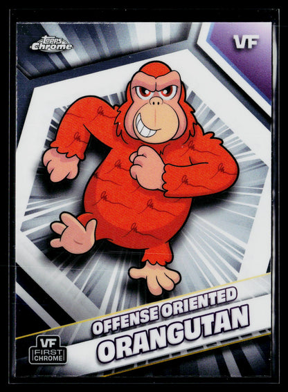 2026 Topps Chrome VeeFriends #128 Offense Oriented Orangutan