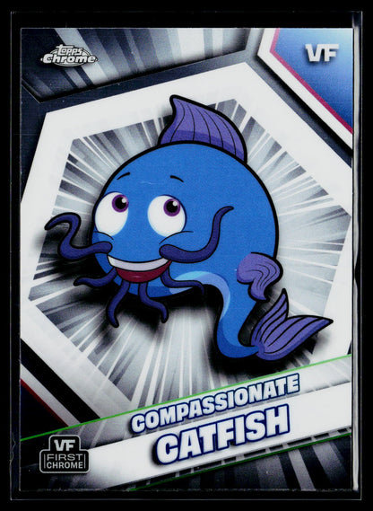 2026 Topps Chrome VeeFriends #50 Compassionate Catfish