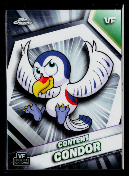 2026 Topps Chrome VeeFriends #57 Content Condor