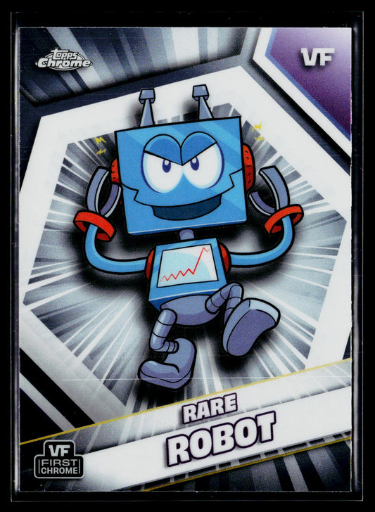 2026 Topps Chrome VeeFriends #CC-10 VeeFriends #10 - Rare Robot Comic Clippings