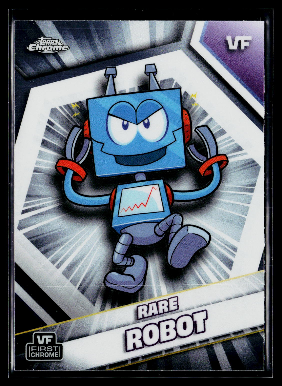 2026 Topps Chrome VeeFriends #CC-10 VeeFriends #10 - Rare Robot Comic Clippings