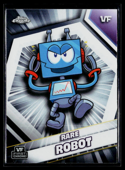2026 Topps Chrome VeeFriends #CC-10 VeeFriends #10 - Rare Robot Comic Clippings