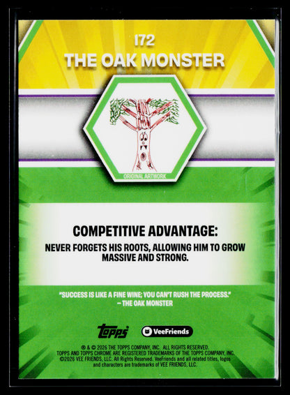 2026 Topps Chrome VeeFriends #172 The Oak Monster