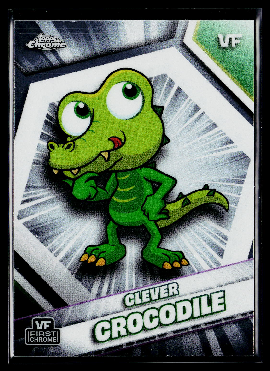 2026 Topps Chrome VeeFriends #48 Clever Crocodile