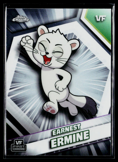 2026 Topps Chrome VeeFriends #69 Earnest Ermine