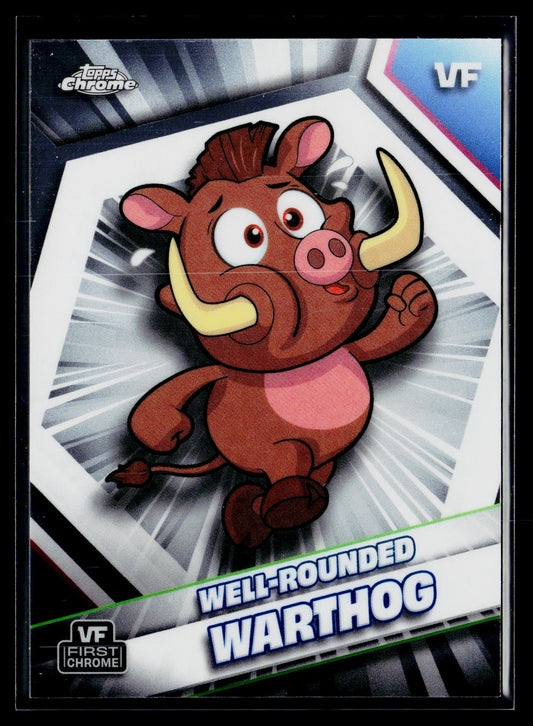 2026 Topps Chrome VeeFriends #189 Well-Rounded Warthog