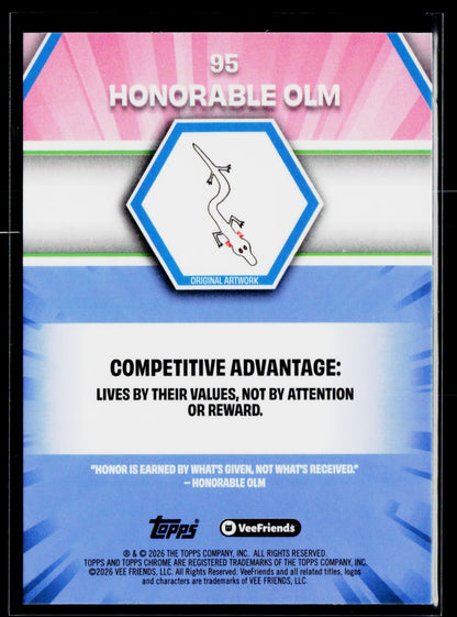 2026 Topps Chrome VeeFriends #95 Honorable Olm