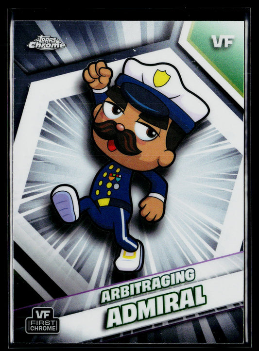 2026 Topps Chrome VeeFriends #21 Arbitraging Admiral