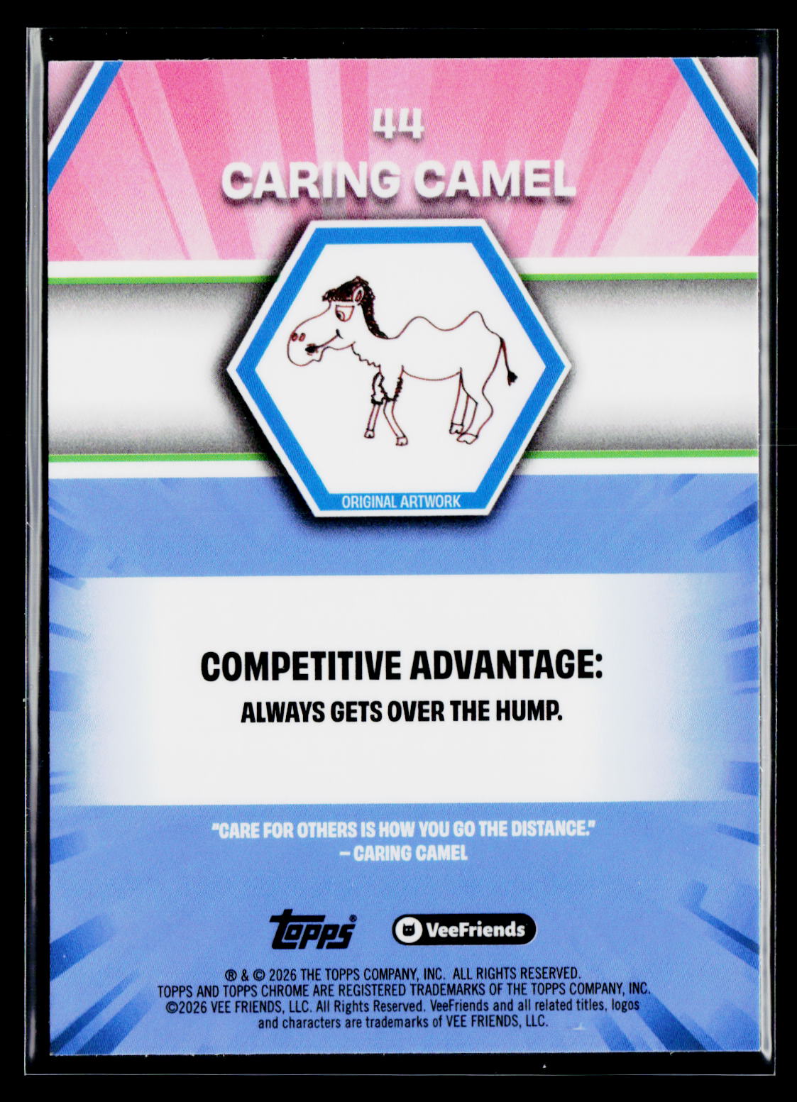 2026 Topps Chrome VeeFriends #44 Caring Camel