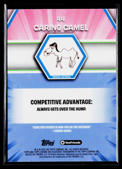 2026 Topps Chrome VeeFriends #44 Caring Camel