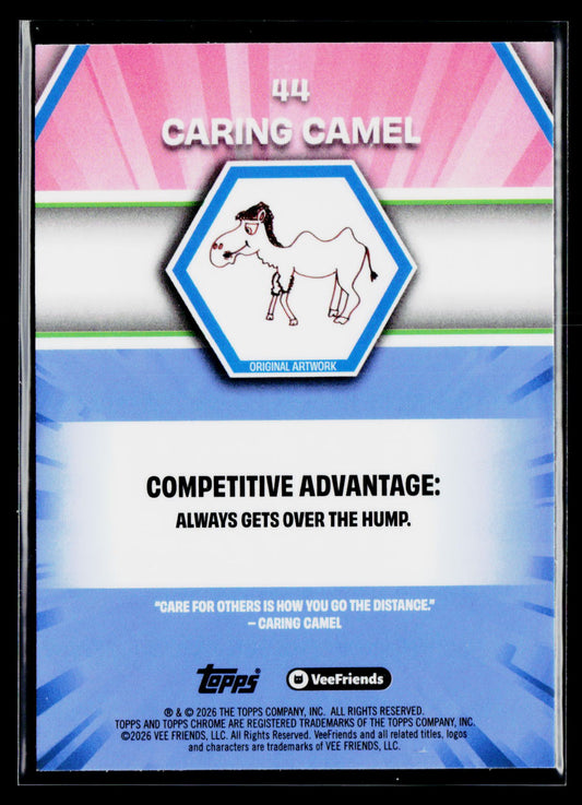 2026 Topps Chrome VeeFriends #44 Caring Camel