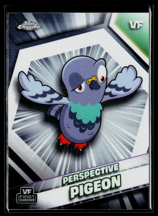 2026 Topps Chrome VeeFriends #136 Perspective Pigeon