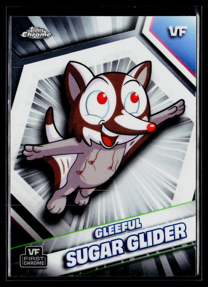 2026 Topps Chrome VeeFriends #83 Gleeful Sugar Glider
