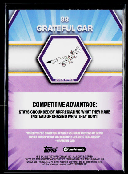 2026 Topps Chrome VeeFriends #88 Grateful Gar