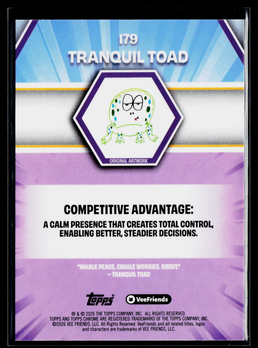 2026 Topps Chrome VeeFriends #179 Tranquil Toad
