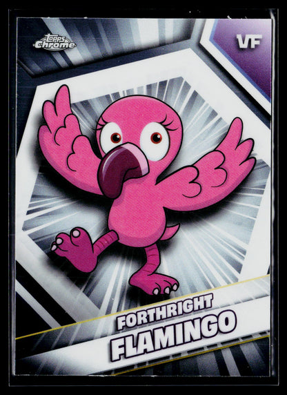 2026 Topps Chrome VeeFriends #79 Forthright Flamingo