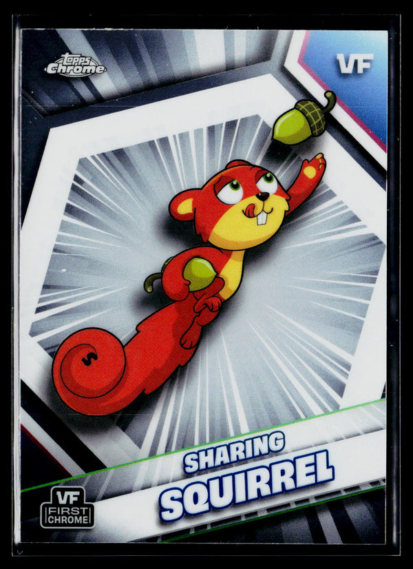 2026 Topps Chrome VeeFriends #156 Sharing Squirrel