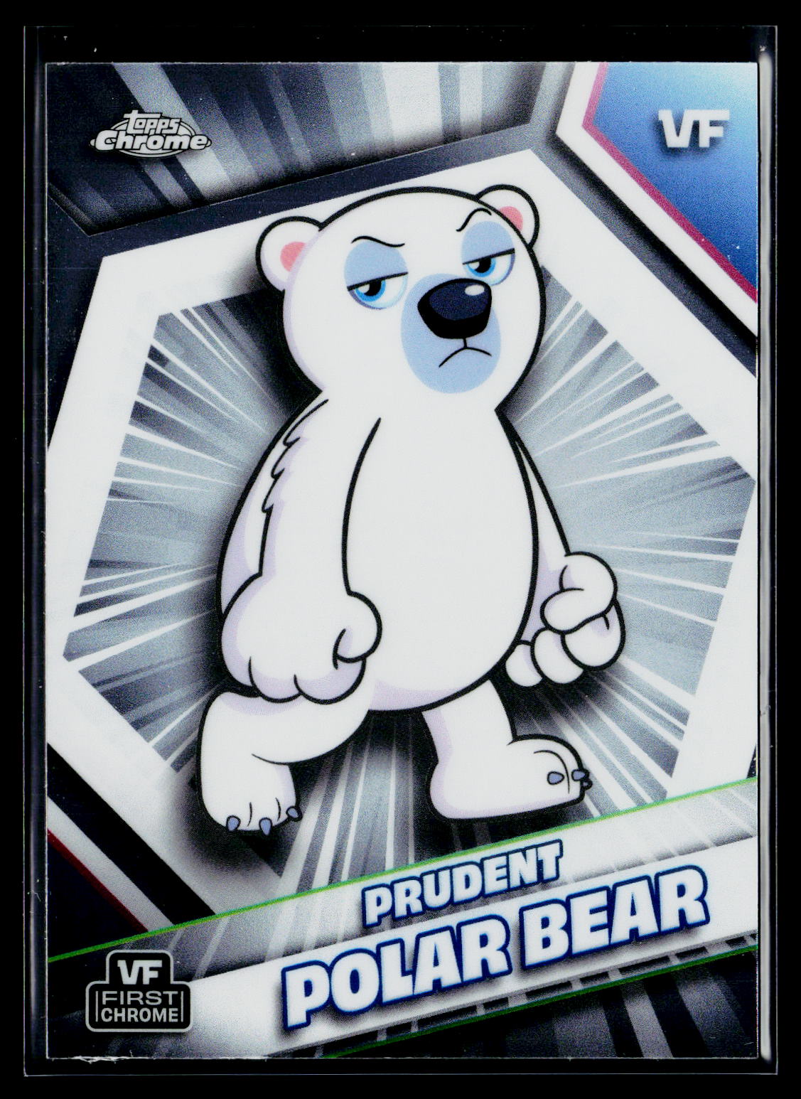 2026 Topps Chrome VeeFriends #144 Prudent Polar Bear