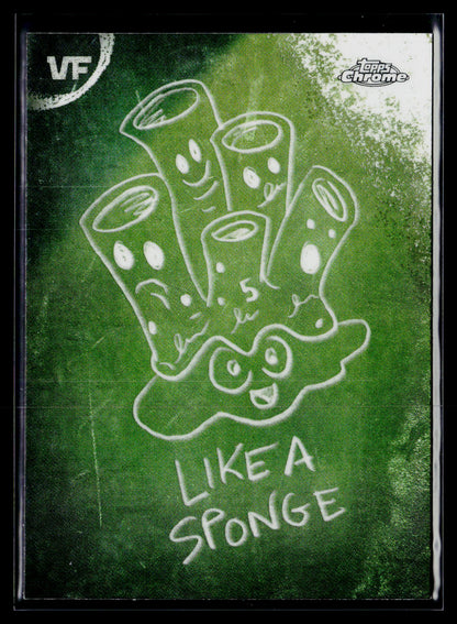 2026 Topps Chrome VeeFriends #C-18 Like A Sponge Chalkboard