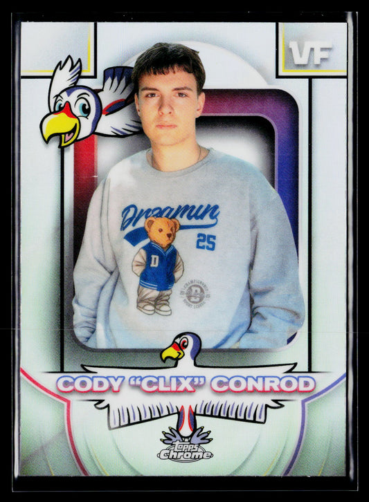 2026 Topps Chrome VeeFriends #CC-CL Cody "Clix" Conrod Content Condors