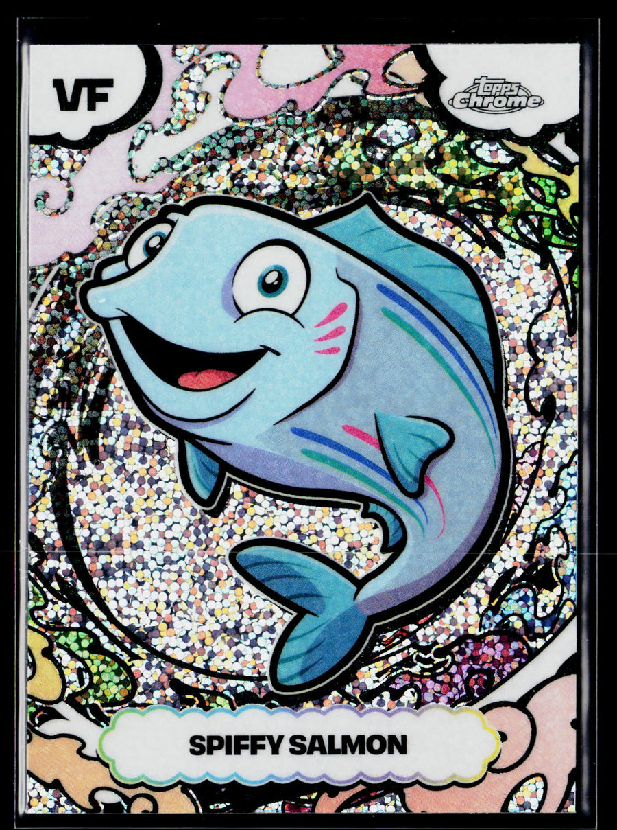 2026 Topps Chrome VeeFriends #SSA-85 Spiffy Salmon Manga Speckle