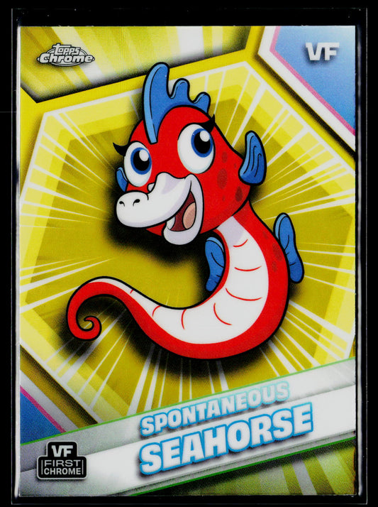 2026 Topps Chrome VeeFriends #162 Spontaneous Seahorse Yellow Refractor
