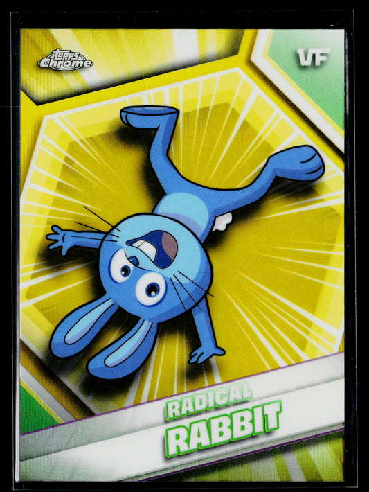 2026 Topps Chrome VeeFriends #145 Radical Rabbit Yellow Refractor