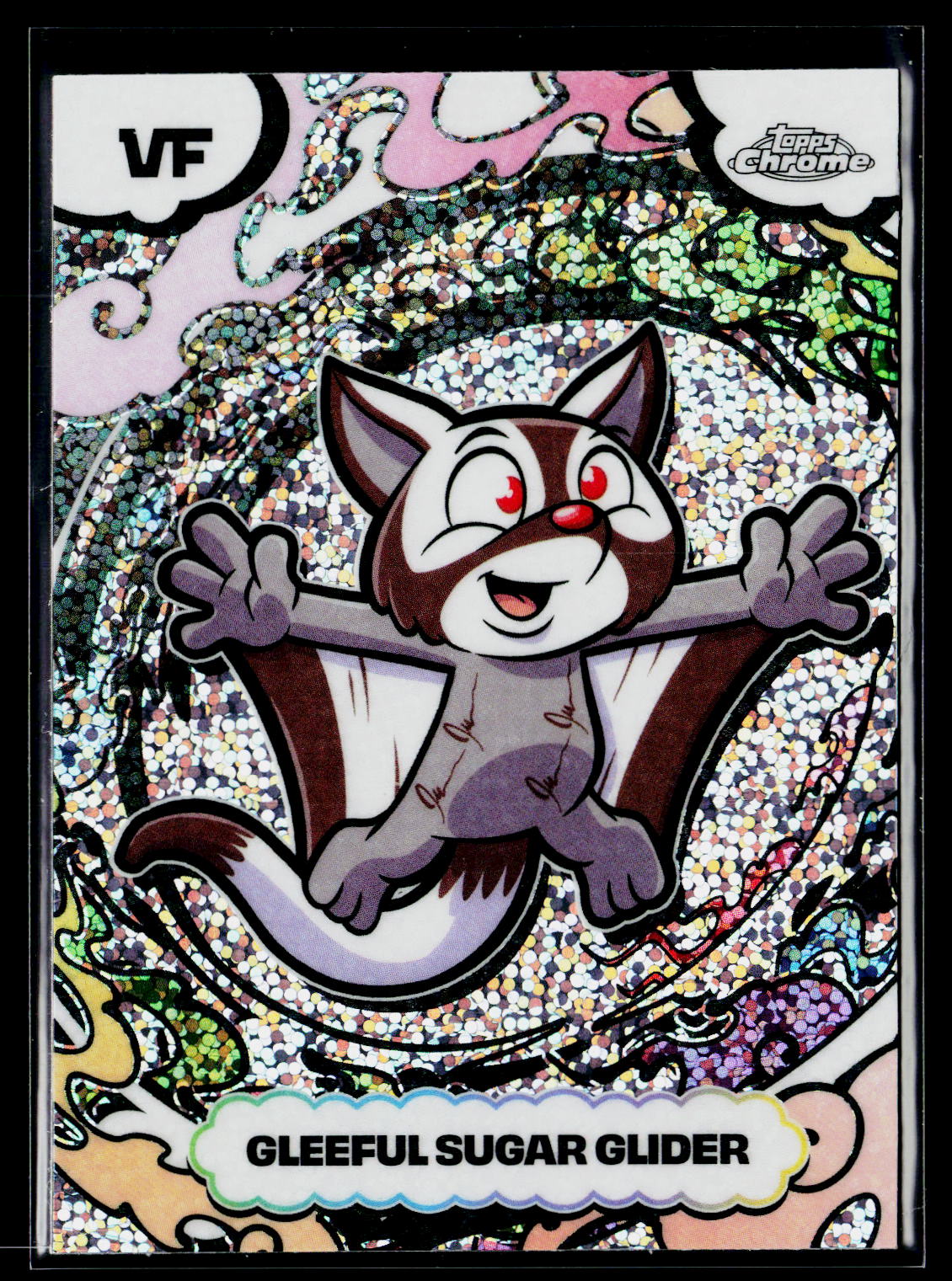 2026 Topps Chrome VeeFriends #SSA-40 Gleeful Sugar Glider Manga Speckle