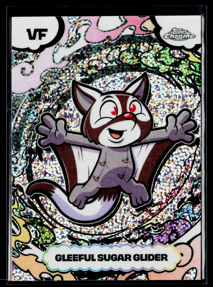 2026 Topps Chrome VeeFriends #SSA-40 Gleeful Sugar Glider Manga Speckle