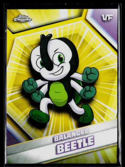2026 Topps Chrome VeeFriends #28 Balanced Beetle Yellow Refractor