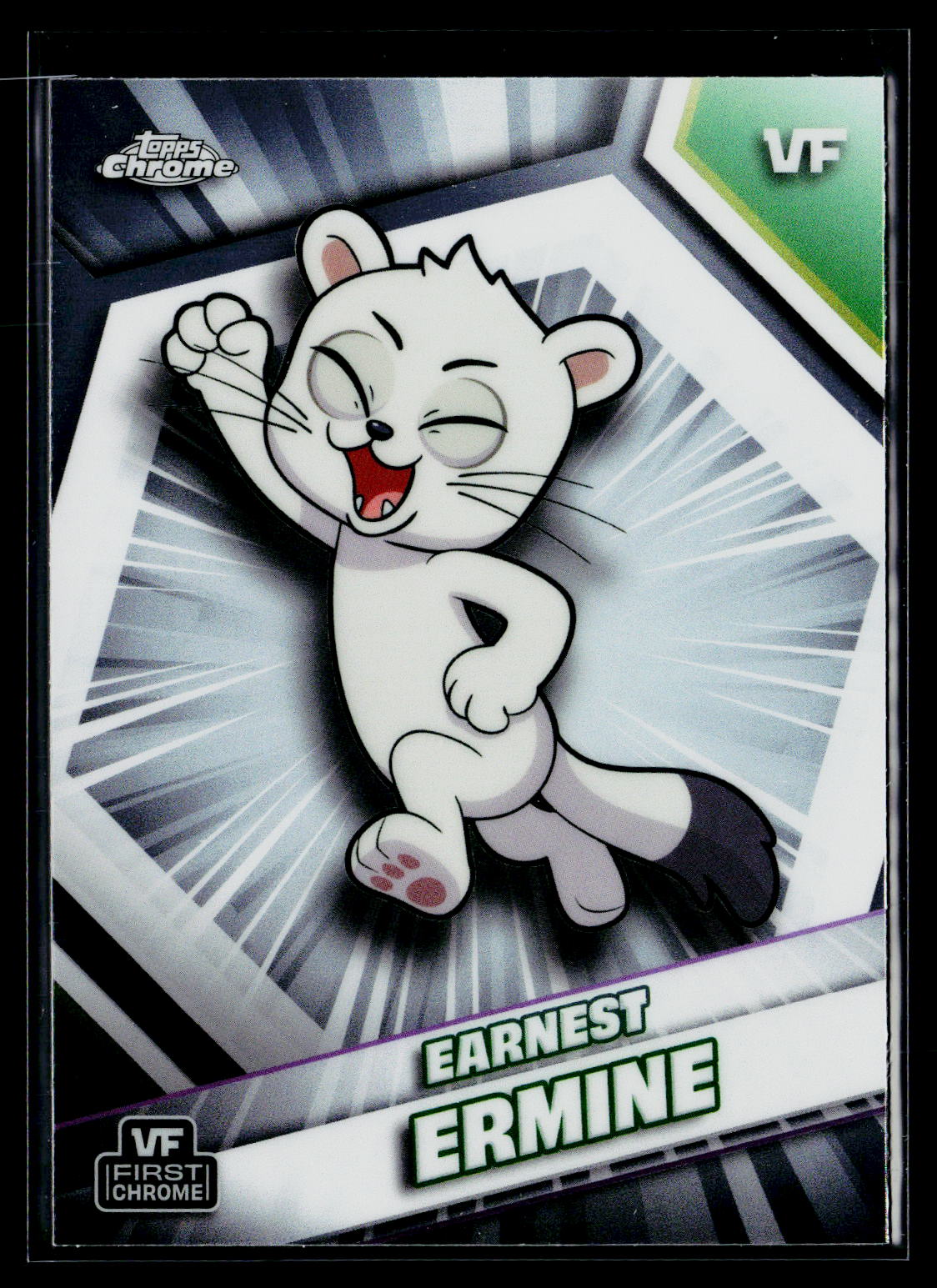 2026 Topps Chrome VeeFriends #69 Earnest Ermine