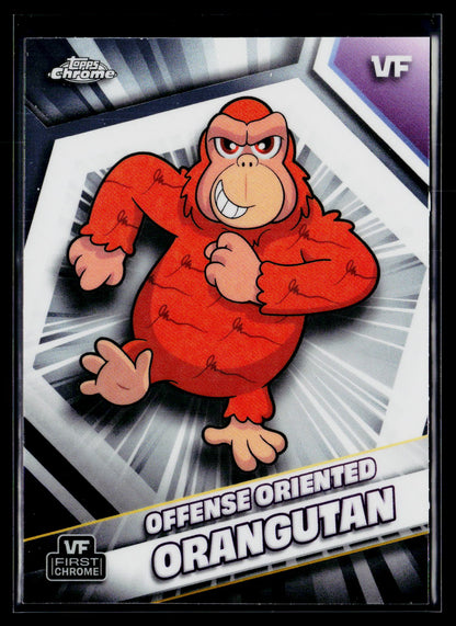 2026 Topps Chrome VeeFriends #128 Offense Oriented Orangutan