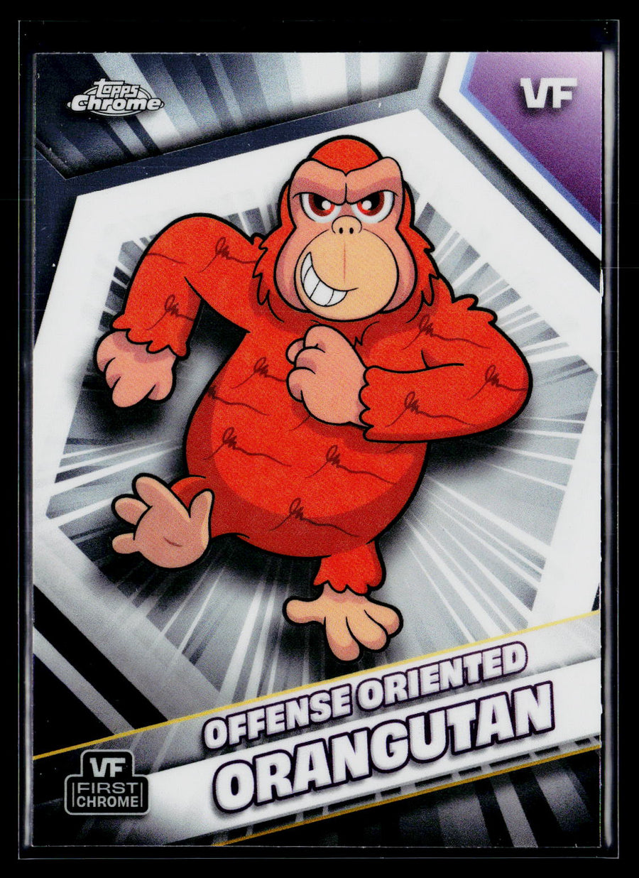 2026 Topps Chrome VeeFriends #128 Offense Oriented Orangutan