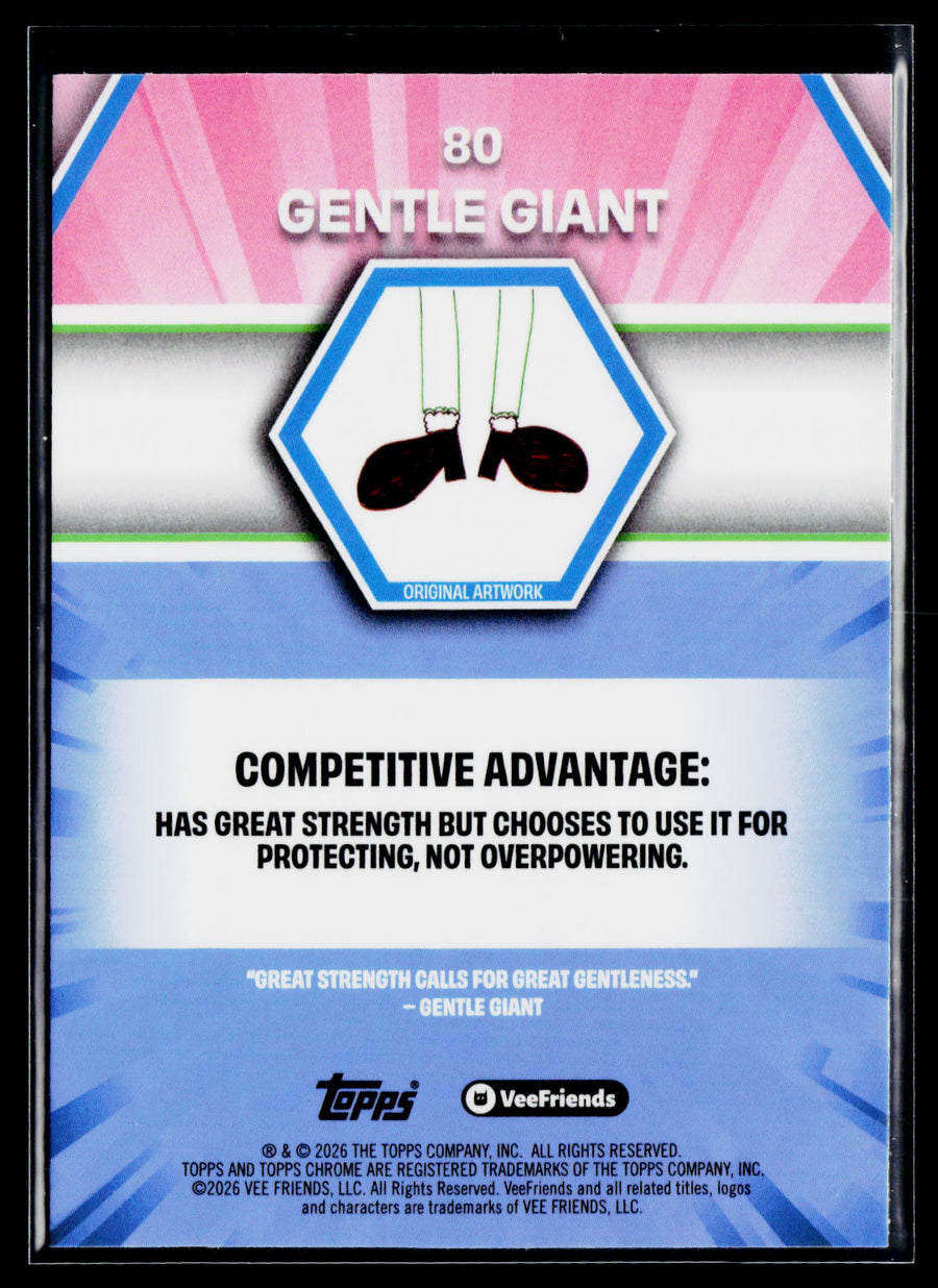 2026 Topps Chrome VeeFriends #80 Gentle Giant