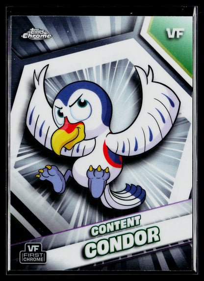 2026 Topps Chrome VeeFriends #57 Content Condor
