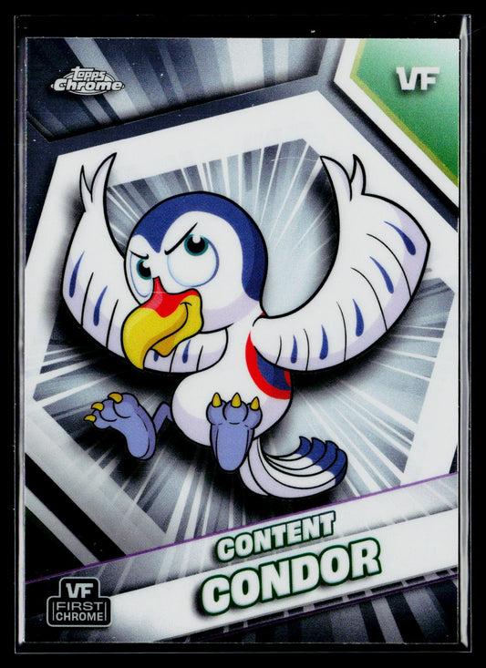 2026 Topps Chrome VeeFriends #57 Content Condor