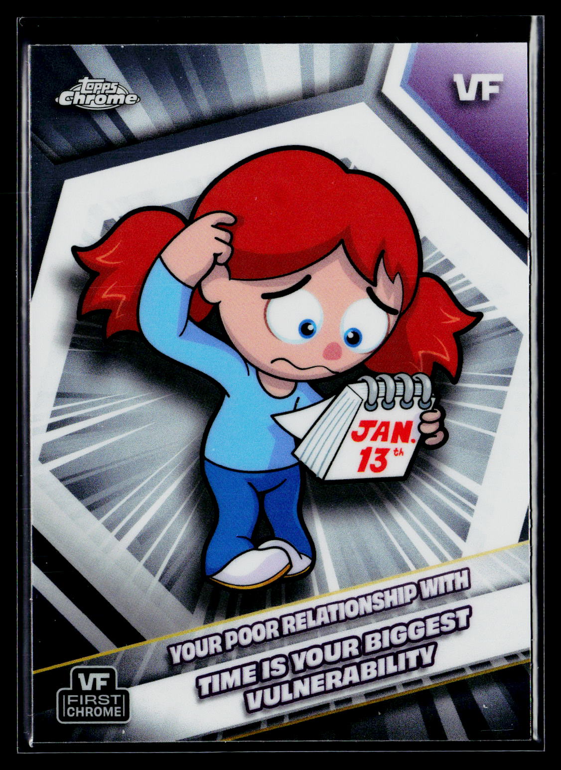2026 Topps Chrome VeeFriends #197 Your Poor Relationship With Time