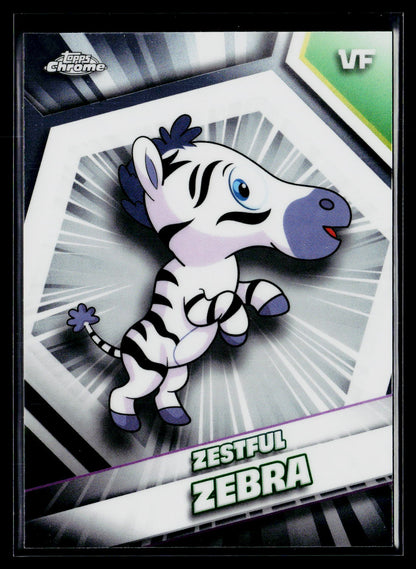 2026 Topps Chrome VeeFriends #199 Zestful Zebra