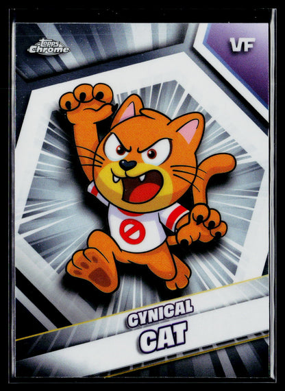 2026 Topps Chrome VeeFriends #1 Cynical Cat