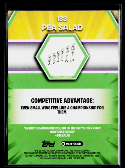 2026 Topps Chrome VeeFriends #133 Pea Salad