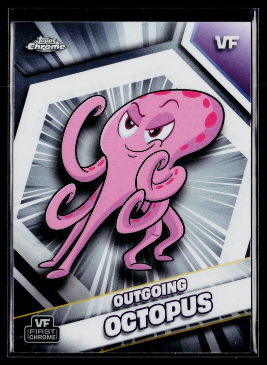 2026 Topps Chrome VeeFriends #131 Outgoing Octopus