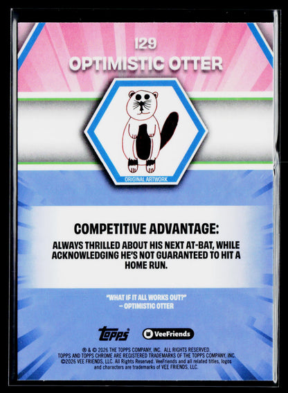2026 Topps Chrome VeeFriends #129 Optimistic Otter