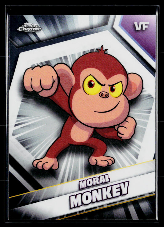 2026 Topps Chrome VeeFriends #125 Moral Monkey