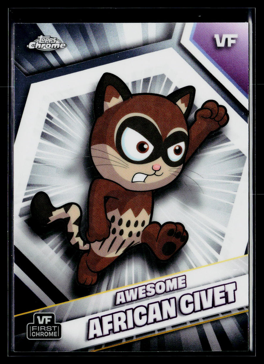 2026 Topps Chrome VeeFriends #25 Awesome African Civet