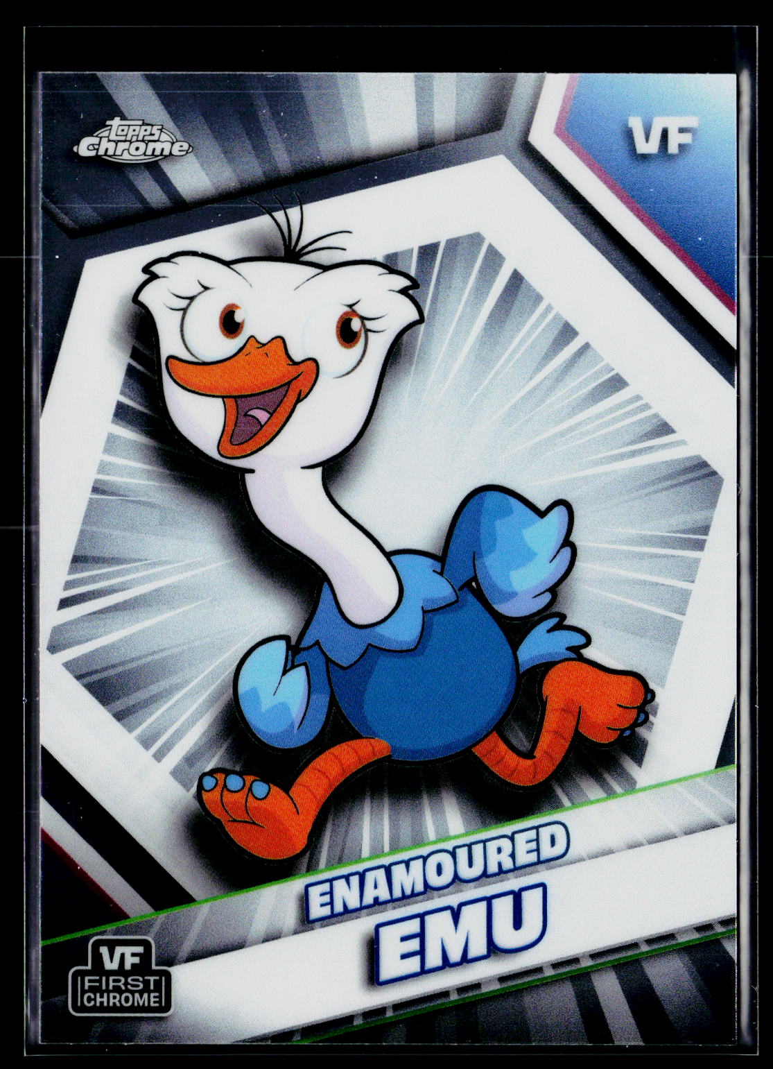 2026 Topps Chrome VeeFriends #71 Enamoured Emu