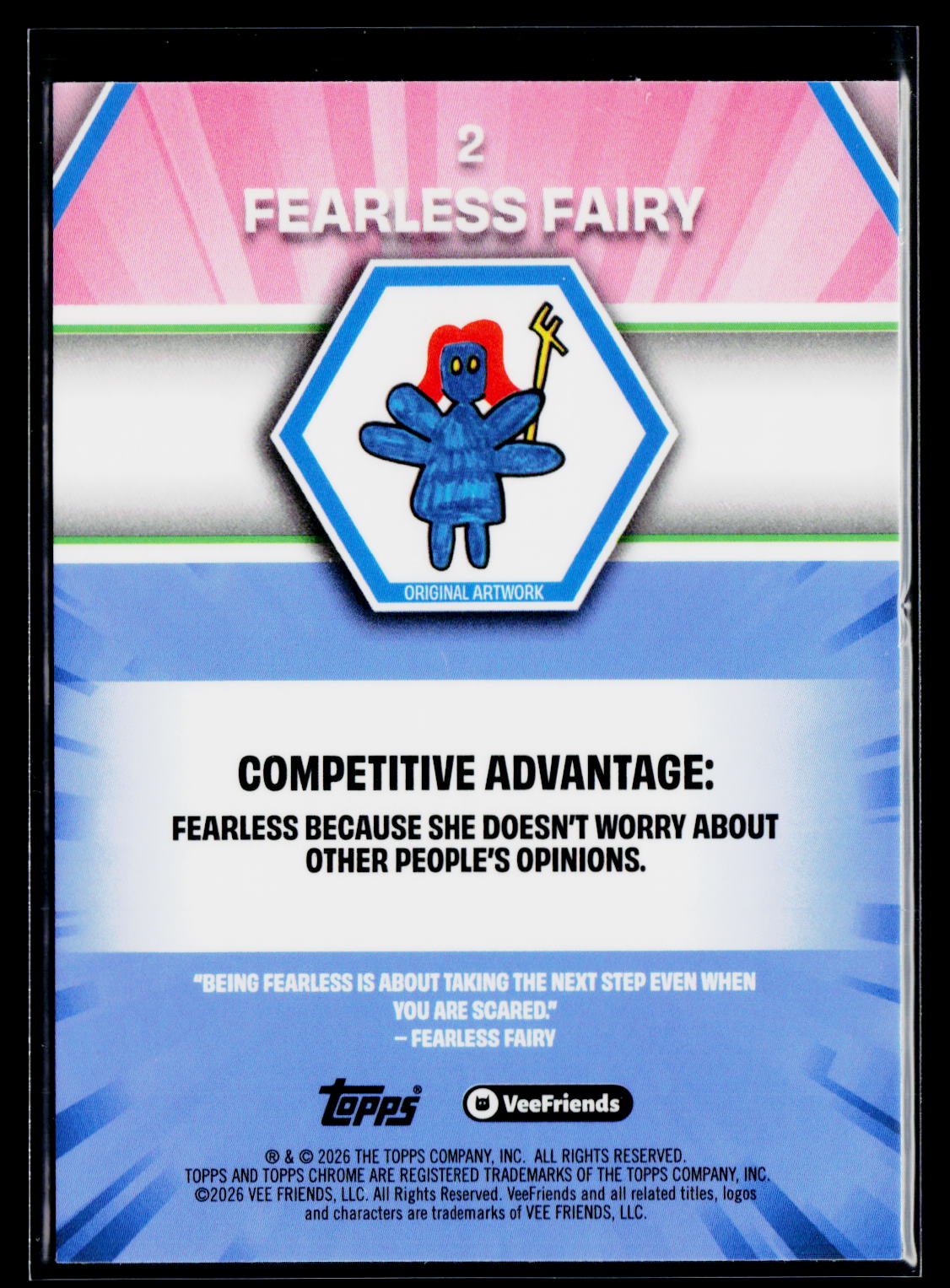 2026 Topps Chrome VeeFriends #2 Fearless Fairy