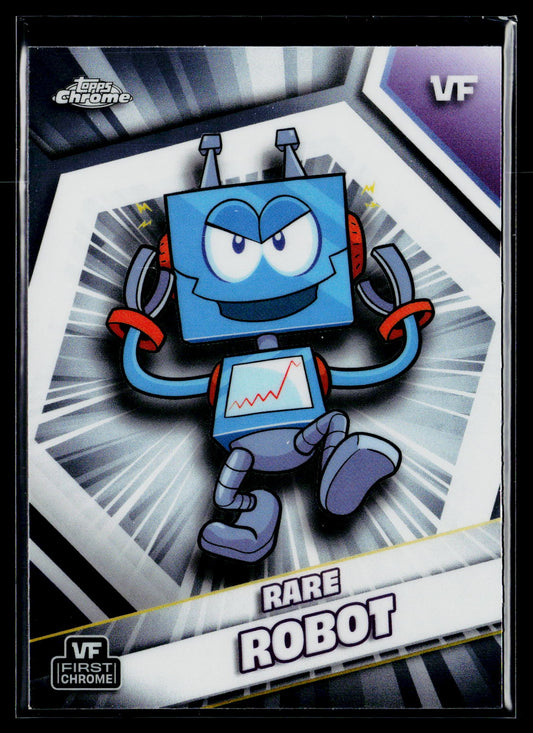 2026 Topps Chrome VeeFriends #CC-10 VeeFriends #10 - Rare Robot Comic Clippings