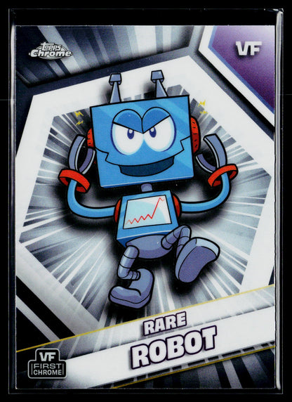 2026 Topps Chrome VeeFriends #CC-10 VeeFriends #10 - Rare Robot Comic Clippings