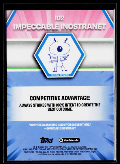 2026 Topps Chrome VeeFriends #102 Impeccable Inostranet